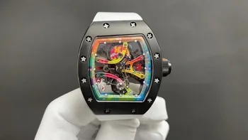 Луксозни Мъжки часовник MZS RM68-01 Tourbillon Cyril Kongo С най-Добрият Ръчен Механичен механизъм Водоустойчив Гаранция 24 Месеца, С Кутия