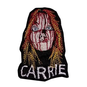 Нашивка с бродирани логото на Кари 3,55 инча, бродирани желязо и пришитая на филма на ужасите Кэрриетта Уайт, Роман на Стивън Кинг