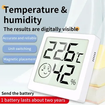 Нов Цифров Домашно Измерване на Температурата и Влажността В помещението LCD Дигитален Термометър-Влагомер Сензор метеорологични станции