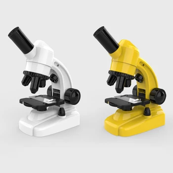 Оптичен микроскоп с висока разделителна способност, е детска играчка, 1600-кратно микроскоп, подходящ за биологични науки, инструмент за наблюдение, Училищни образователни играчки