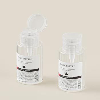 Притискателния празен флакон-опаковка за лак за нокти и средство за отстраняване на грим, преносим за многократна употреба Празен флакон за тонер