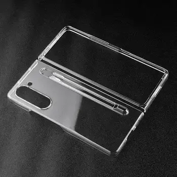 Прозрачен калъф за телефон Z Fold5 Pc Напълно защитен Със слот за писалка Прозрачен за Z Fold A7d2