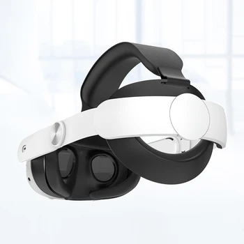 Регулируема каишка VR-слушалки Elite за намаляване на налягането върху главата на, скоба за мозъка колан, аксесоари за засилена подкрепа на Meta Quest 3