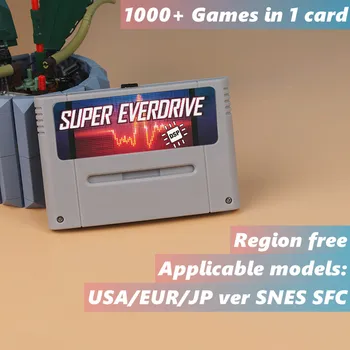 Ретро игра касета Super Everdrive Pro (версия DSP) за 16-битови конзоли SNES SFC MariKart Top Gear 3000