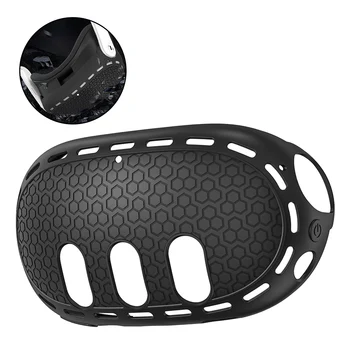 Силиконовата предната защита VR Shell от надраскване, пылезащитная предния капак VR за аксесоари слушалки виртуална реалност Meta Quest3