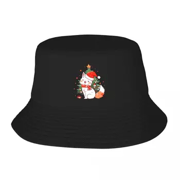 Сладък котка в шапка на дядо коледа до коледната елха цвят, широка шапка, мъжка шапка с топлинна козирка, черни шапки, бейзболна шапка, мъжка шапка, дамски