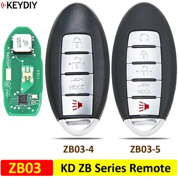 Универсален смарт ключ серия KEYDIY ZB ZB03-4 ZB03-5 за Nissan за дистанционно управление на автомобил KD-X2 KD-MAX е Подходящ за повече от 2000 модели