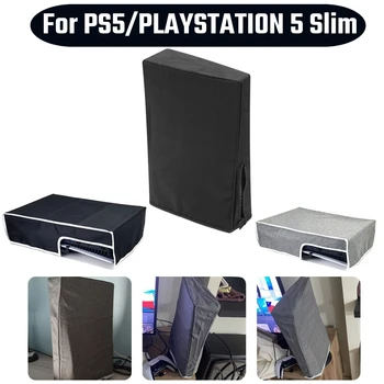 Хоризонтален / вертикален прахоустойчив калъф за игралната конзола PS5 /PS5 Slim със защита от надраскване, аксесоар за защита от страната домакин