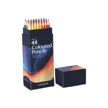 Цветни моливи с мека гръбначен мозък, моливи за чертане на маслена основа, многоцветен молив за рисуване