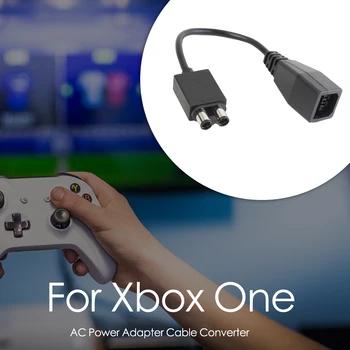 Черен Кабел-адаптер Конвертор Източник на захранване на Променлив ток, За Предаване на Висококачествени Игри и Аксесоари за Xbox 360 в Xbox Slim /One /E